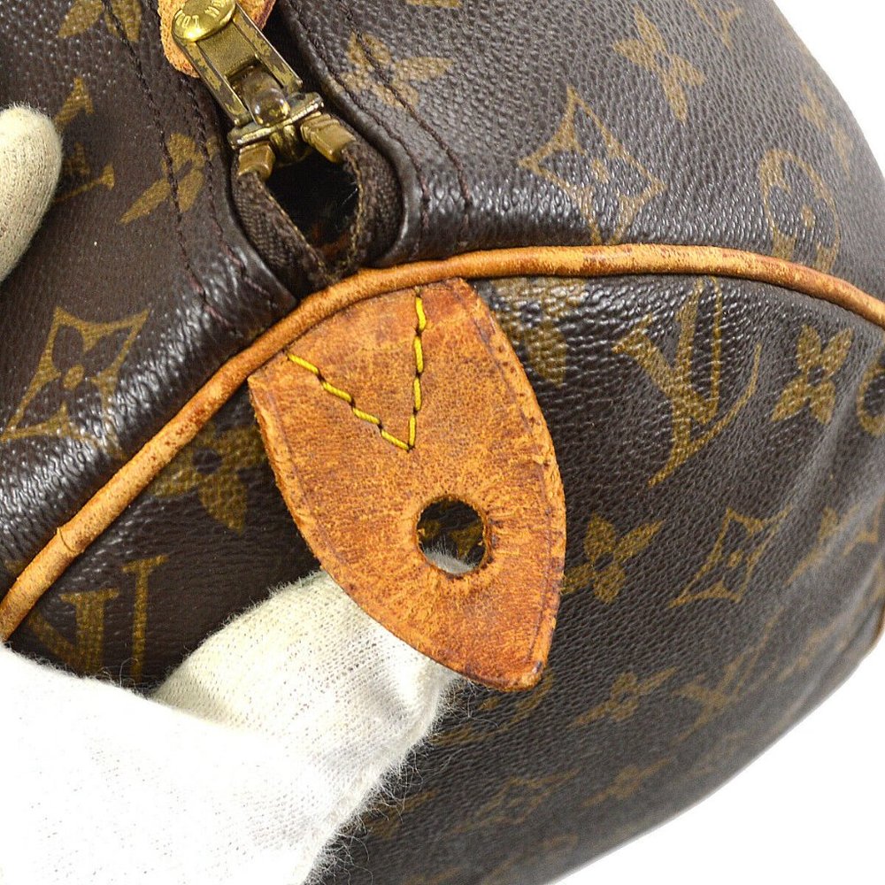 authentic LOUIS VUITTON SPEEDY 40 HAND BAG PURSE MONOGRAM - Picture 8 of 13